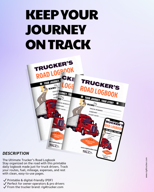 Trucker’s Road Logbook (Printable PDF) – Rig4Trucker